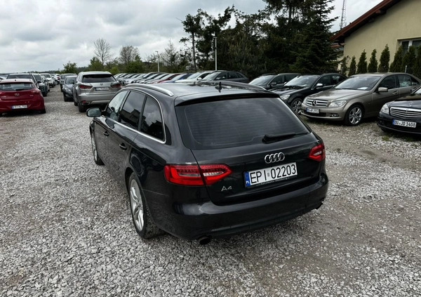 Audi A4 cena 42900 przebieg: 179000, rok produkcji 2012 z Krzepice małe 704